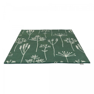 Tapis salon et chambre fait à la main en laine motif floral CHICDOUK