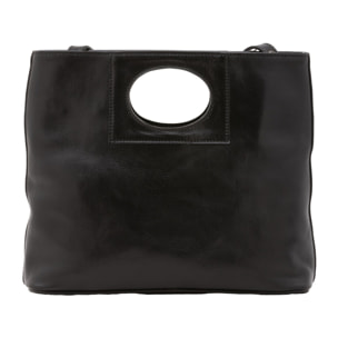 Borsa a tracolla da donna - Modello False - Vera pelle - 28.0 x 33.0 x 10.0 cm