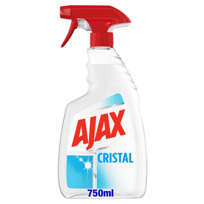Pack de 12 - AJAX Spray Nettoyant Vitres Cristal 750ml