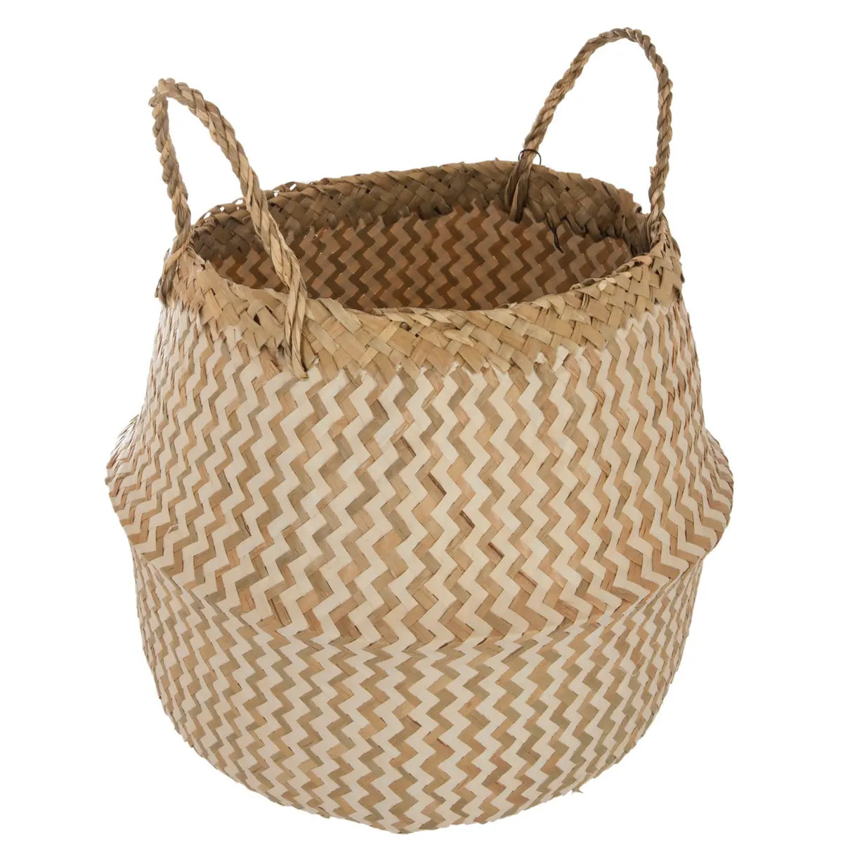 Panier roseau - blanc 37 -5x16 cm