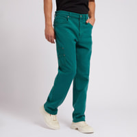 GUESS Originals - Jeans - coupe classique - coton - logo - vert émeraude