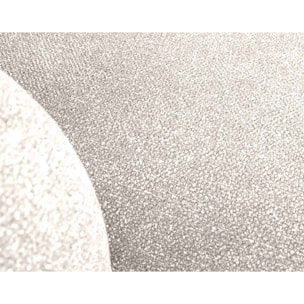 Velris - Canapé d'angle gauche 3 places en tissu moucheté - Beige