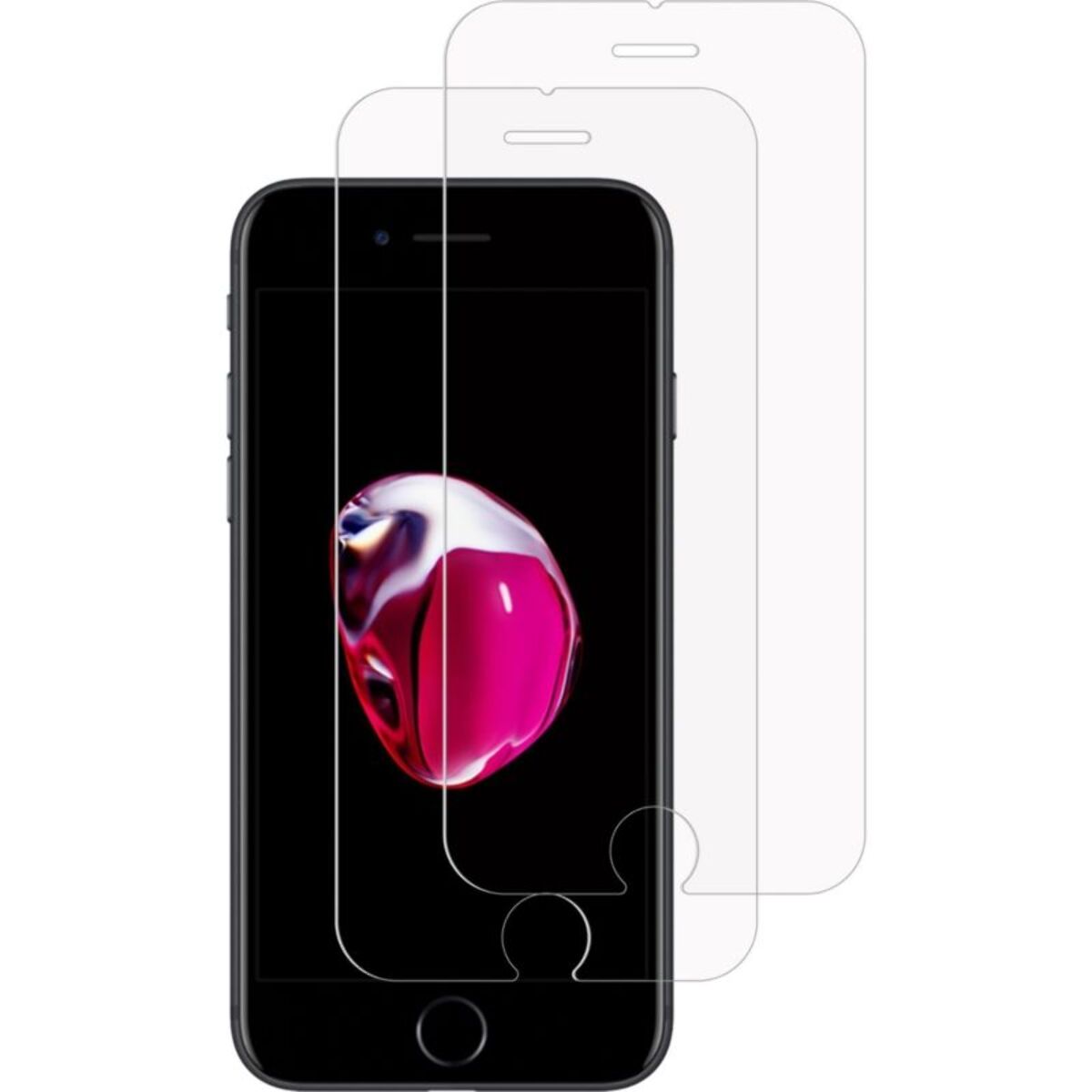 Protège écran ESSENTIELB iPhone 6/7/8/SE Verre trempé x2