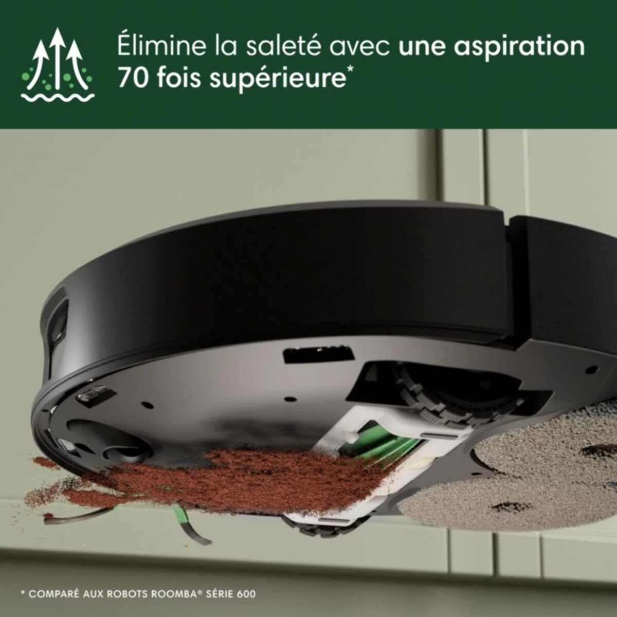 Robot Aspirateur Laveur IROBOT Roomba Plus 506