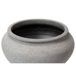 Macetero Ceramica Gris 35x35x26 Cm