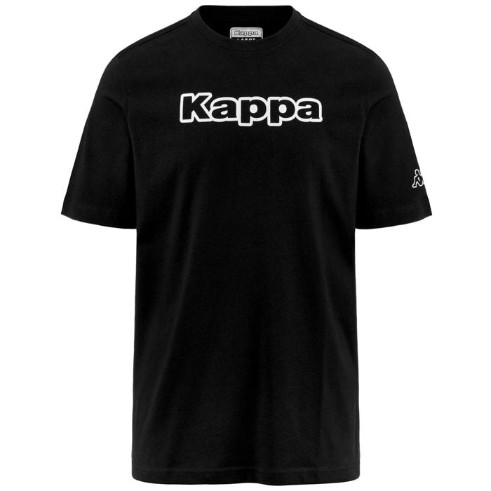 Kappa - T-Shirts & Top Uomo Nero - Logo Fromen