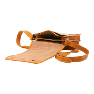 Borsa a tracolla  da uomo In Vera pelle Made in Italy 23x20x9 cm