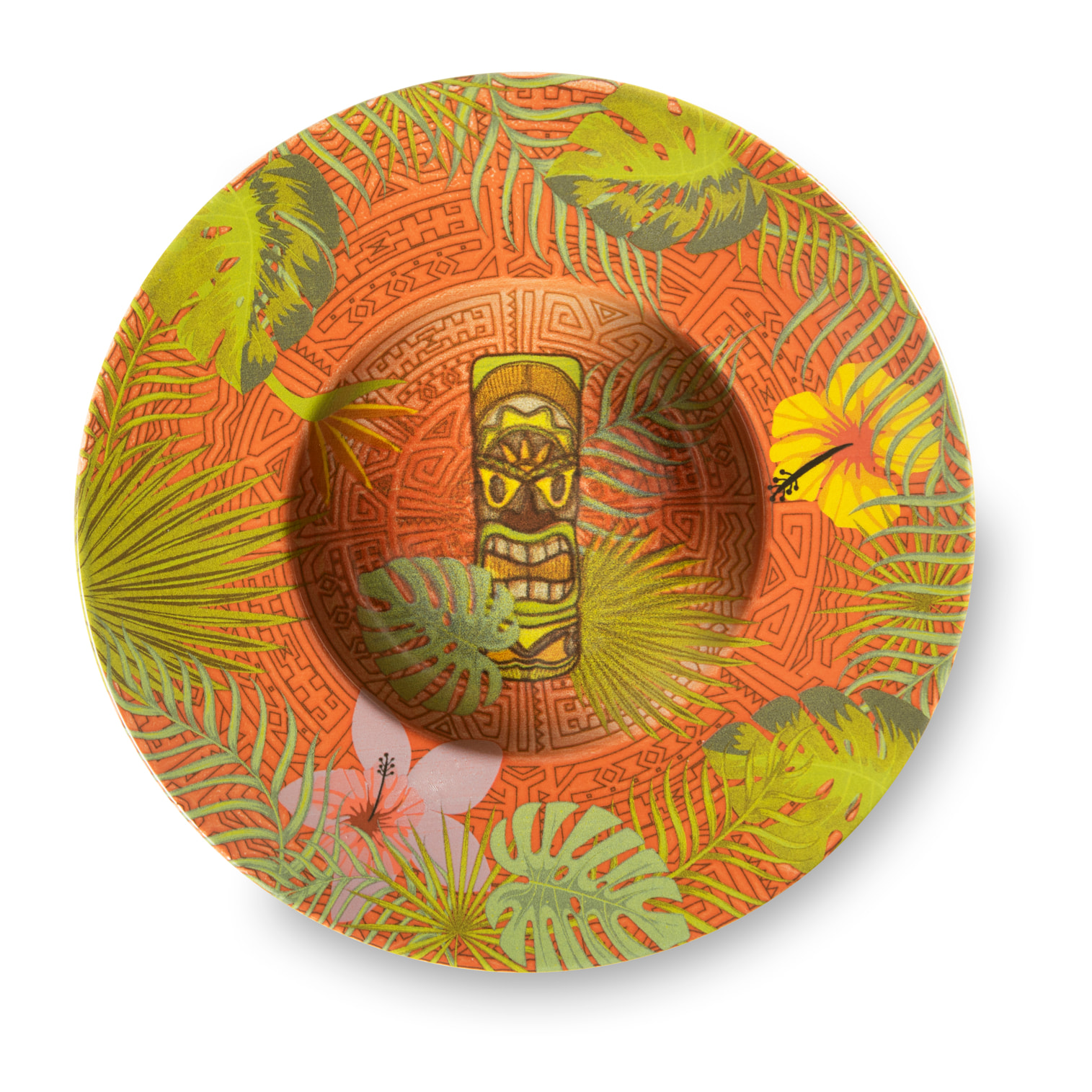 Set de 6 assiettes creuses Excelsa – Tiki, Céramique Multicolore