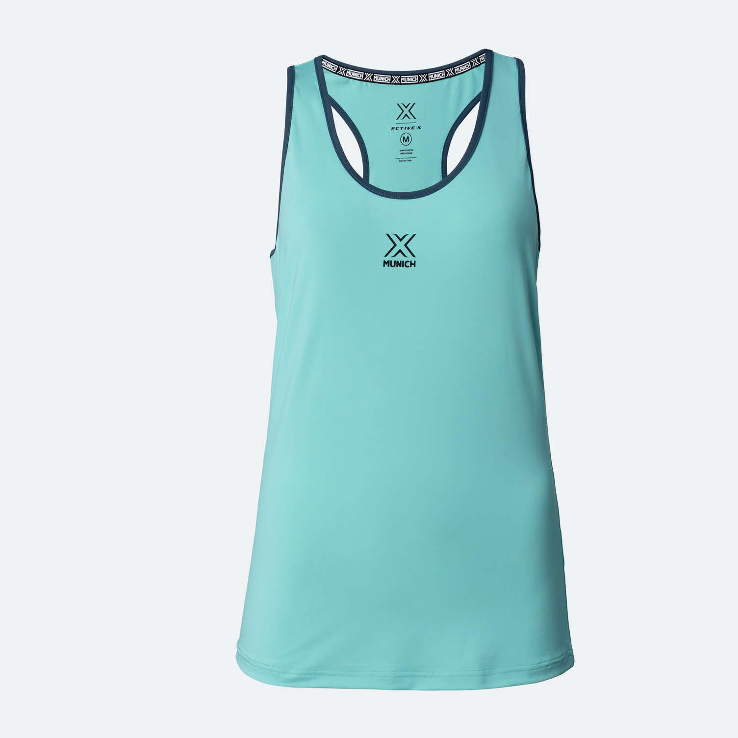 WOMAN BASIC TANK TOP TURQUOISE