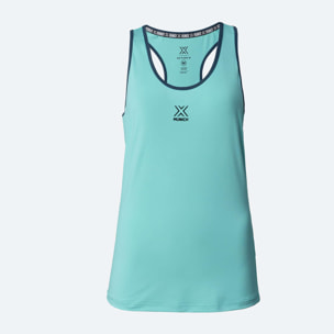 WOMAN BASIC TANK TOP TURQUOISE