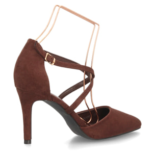 Zapatos elegantes con tiras cruzadas para mujer