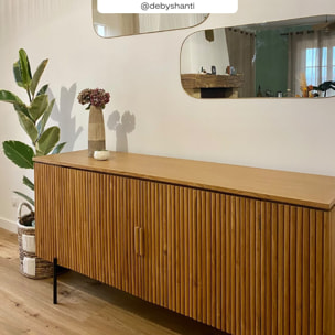 Buffet en bois de teck 2 portes - Gordes