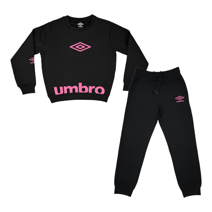 Tuta Bimba UMBRO Cotone Felpato Invernale 3 / 7 Anni