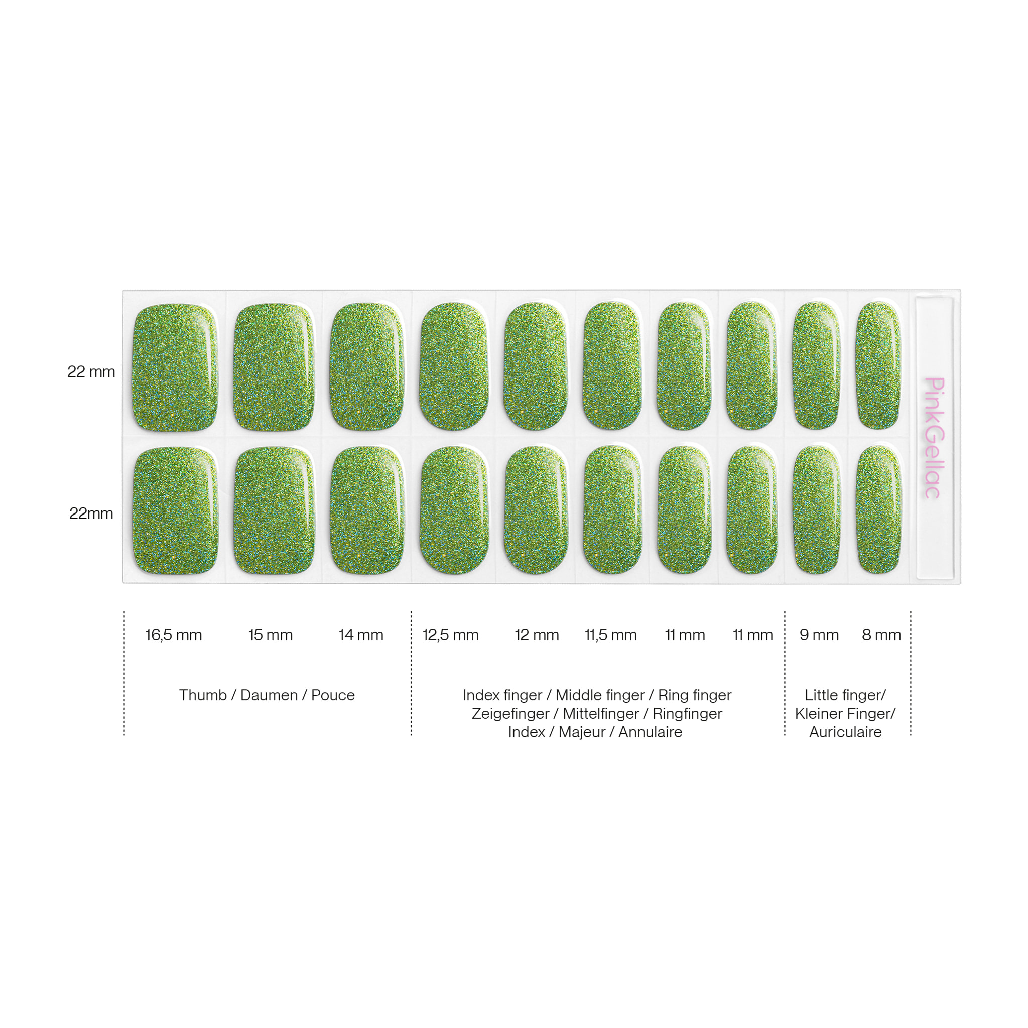 Stickers gel - 0035 Sparkling Green