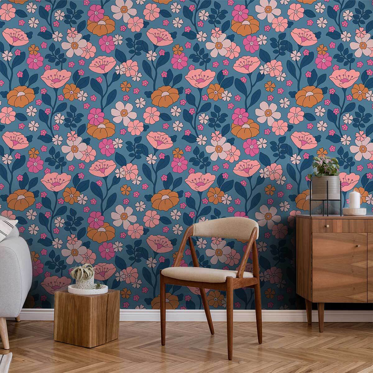 Papier peint panoramique Adèle bloom  Intissé