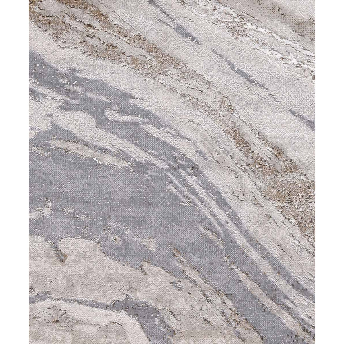 Tappeto Stile Contemporaneo Beige-Grigio