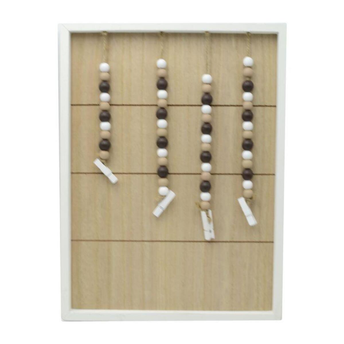 Portamemo lignum in legno rettangolare cm27x2,5h36