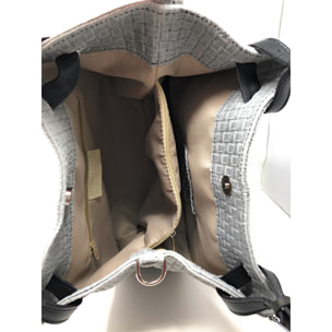 Chicca Borse Borsa a Mano Grigio