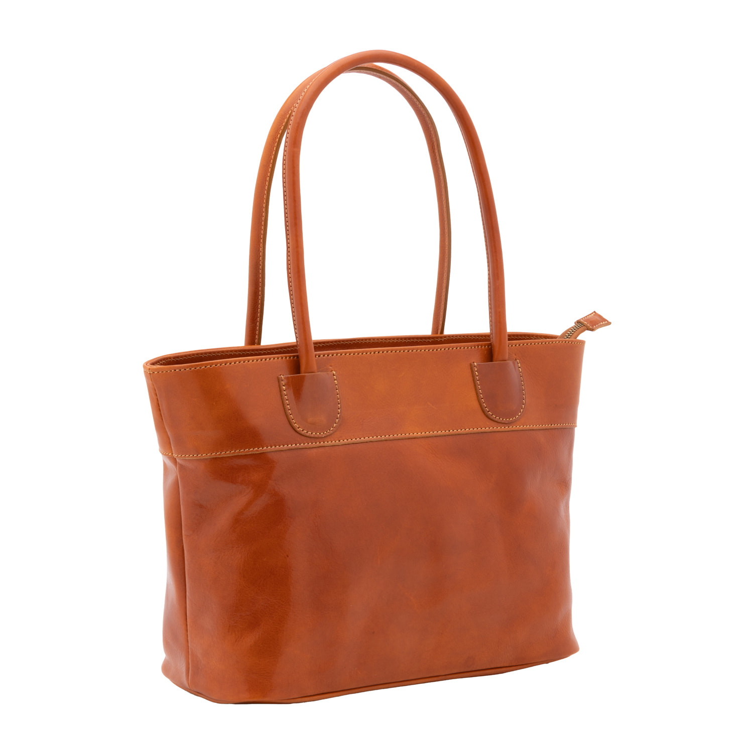 Borsa a tracolla  da uomo In Vera pelle Made in Italy 40x27x14 cm