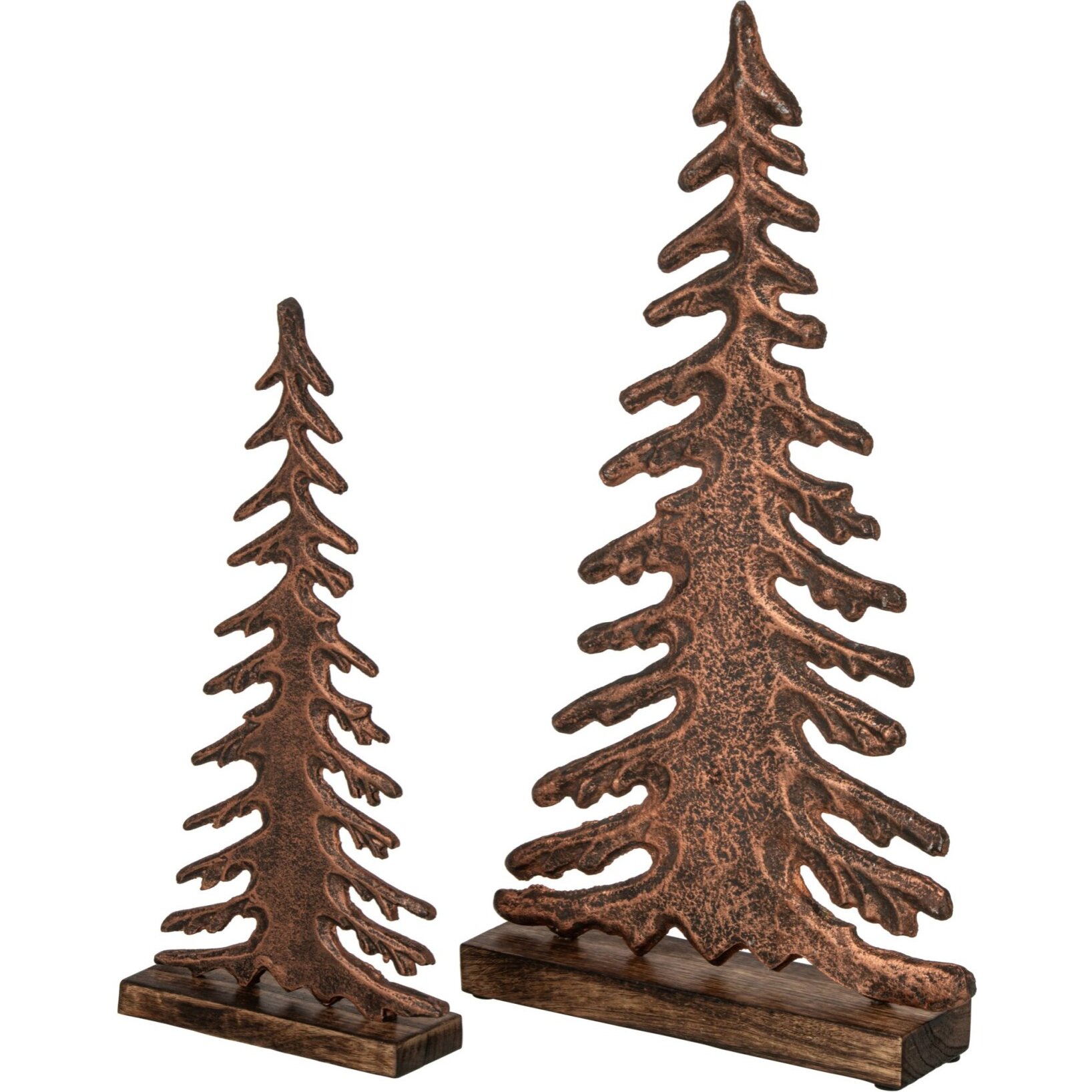 J-Line Pin sur base - aluminium - cuivre/naturel - large