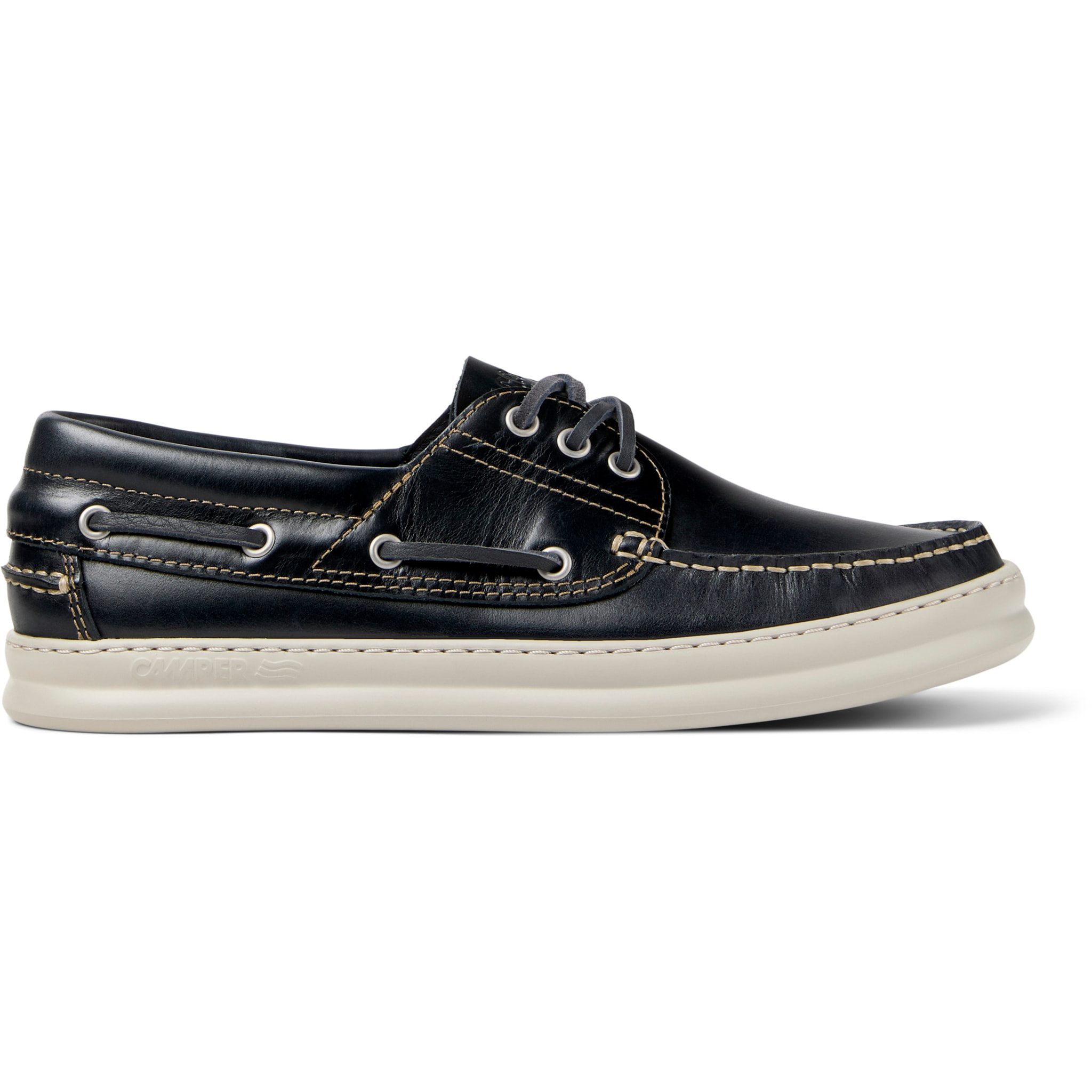 Scarpe stringate - CAMPER Runner Four - Blu - Pelle liscia