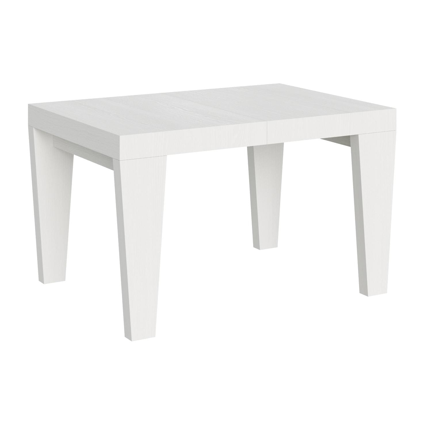 Mesa extensible 90x140/244 cm Spimbo Fresno Blanco