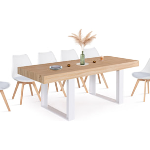 Tables à manger extensibles Brixton - Bois - Blanc