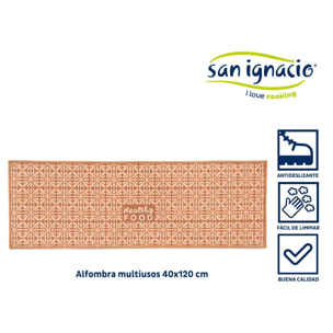 Alfombra multiusos healthy food 40x120cm colección kinvara