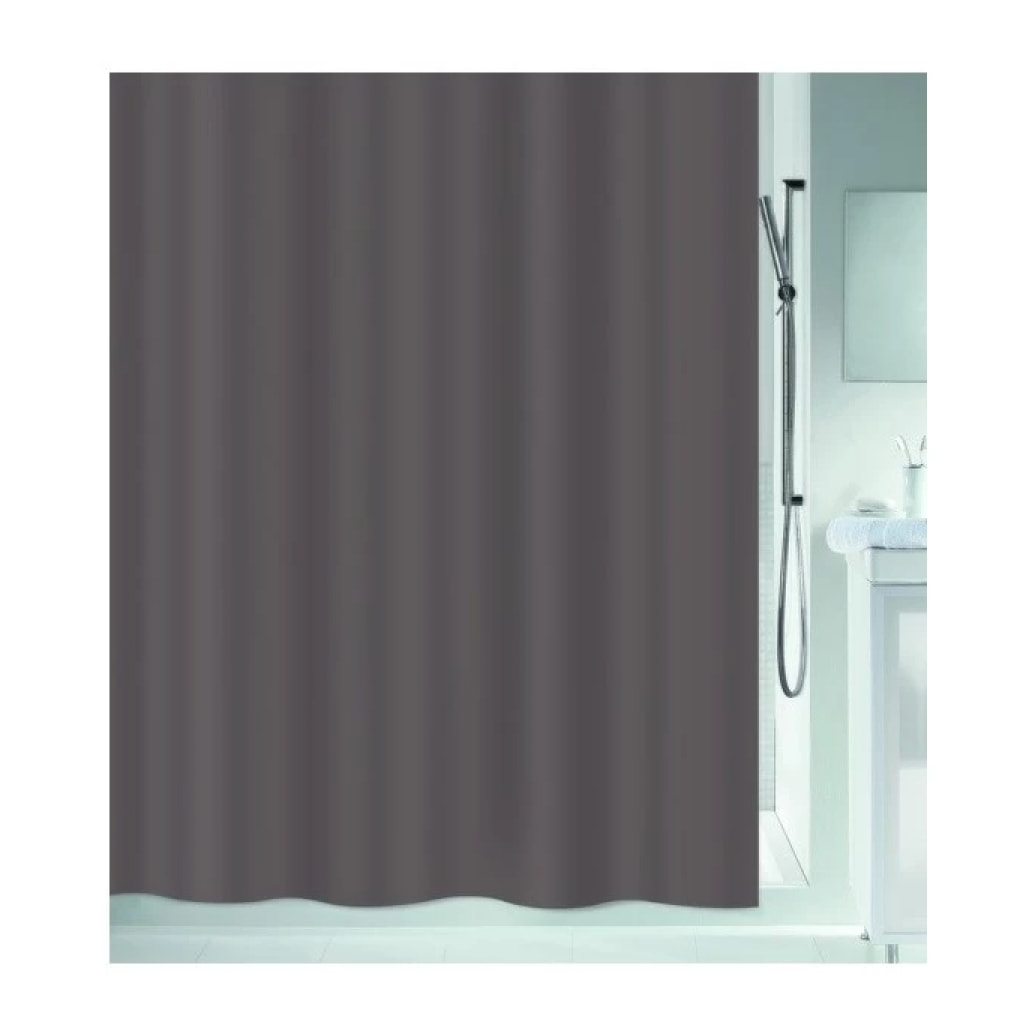 Rideau de douche Polyester ATLAS 180x200cm Taupe Spirella