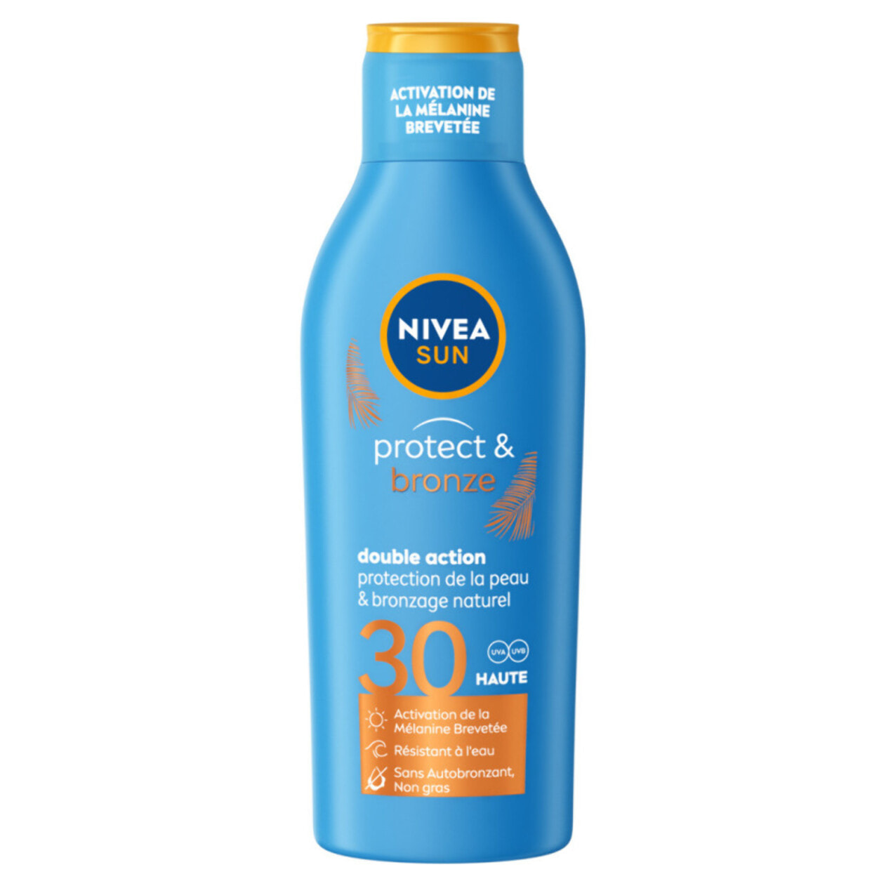 Pack de 2 - Protection solaire Lait NIVEA NIVEA FPS 30 PROTECT & BRONZE activateur de bronzage 200ml