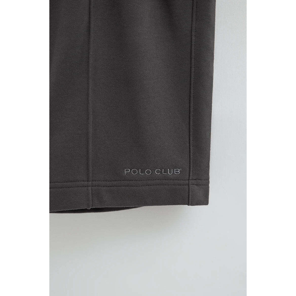 Bermuda jogger gris oscuro con logo Polo Club