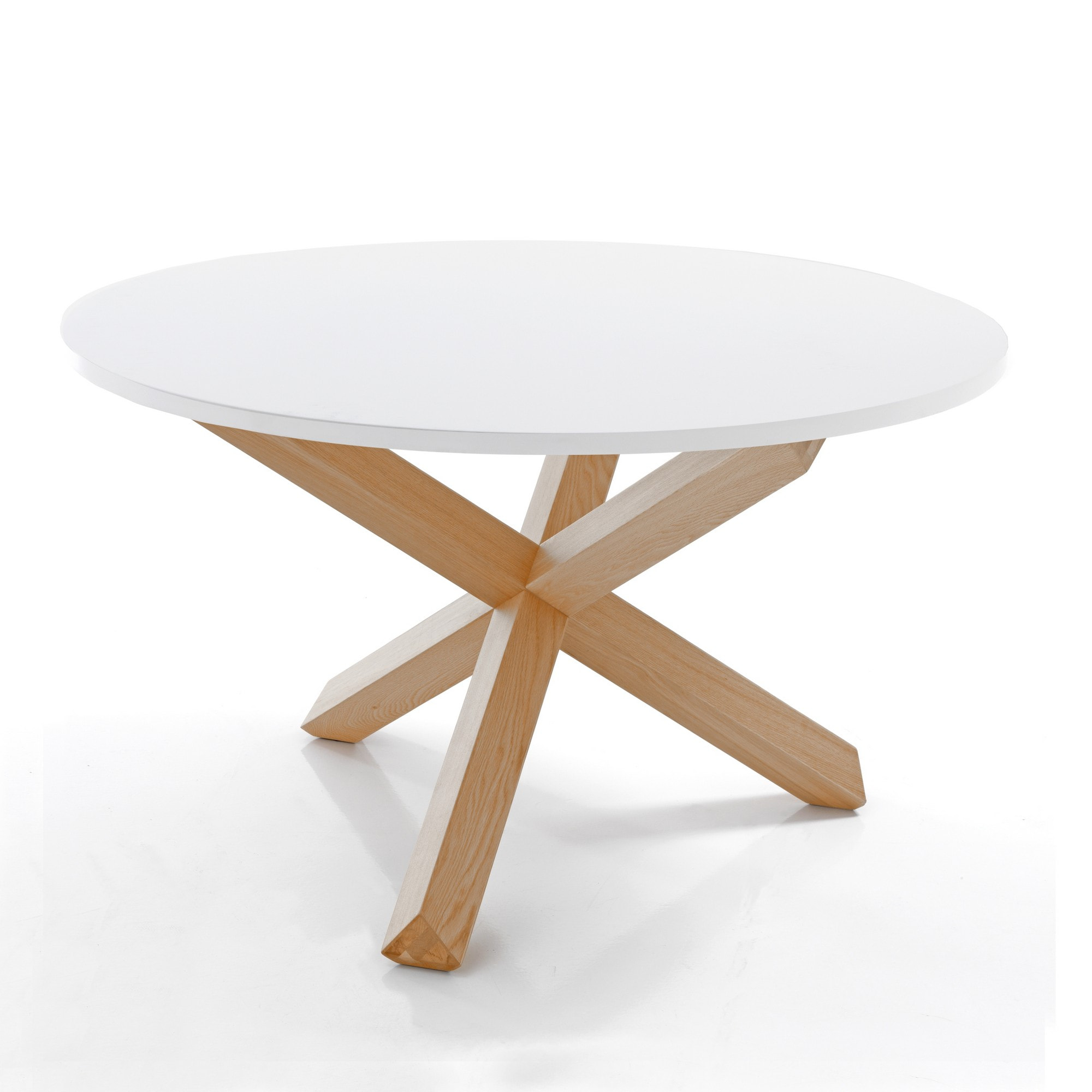 Tomasucci NOUVELLE table ronde - FRISIA Blanc