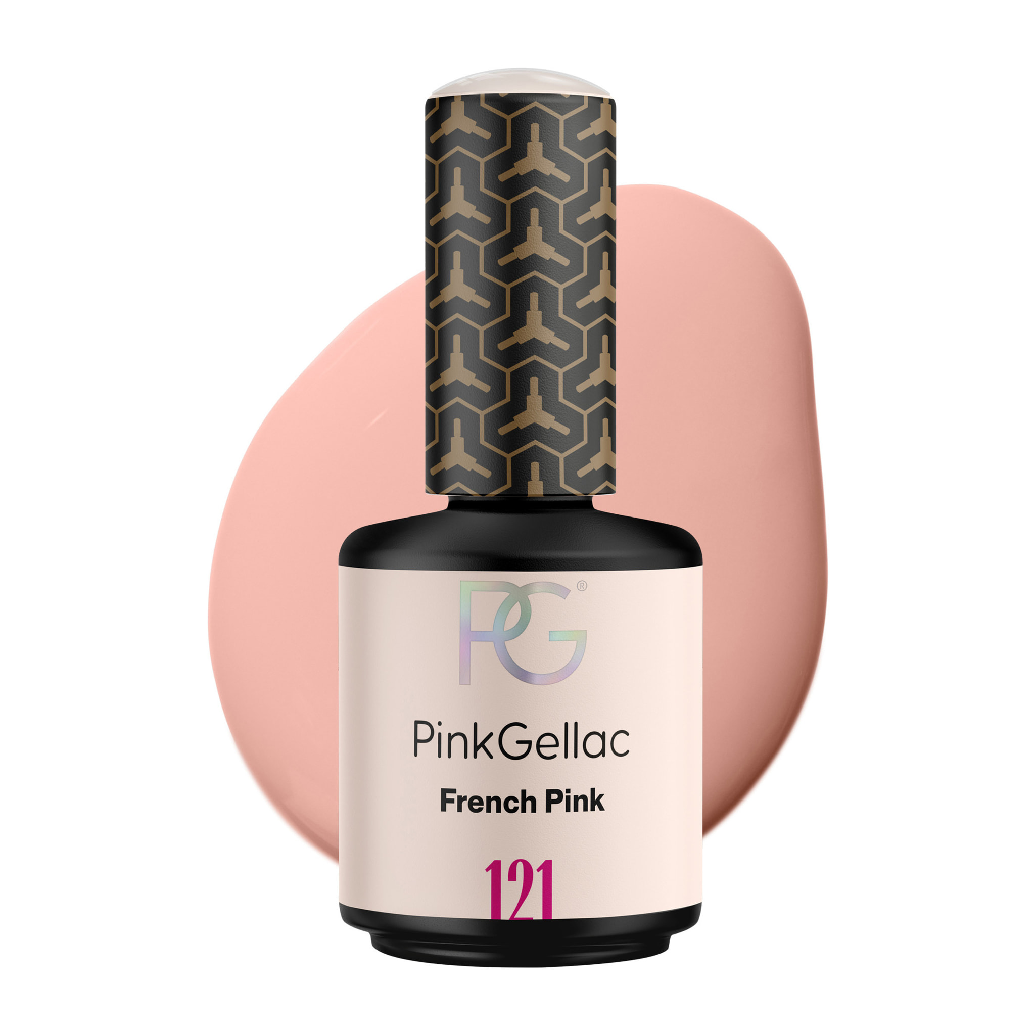 Vernis semi-permanent - 121 French Pink - 15 ml