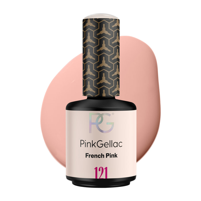 Vernis semi-permanent - 121 French Pink - 15 ml