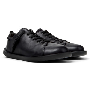 Scarpe stringate - CAMPER Wagon - Nero - Pelle liscia