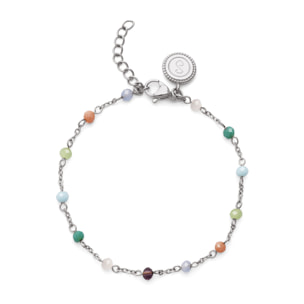 Pulsera Crystals Colors Acero