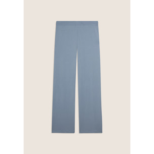 Pantaloni Sportivi con gamba Wide Leg e strass