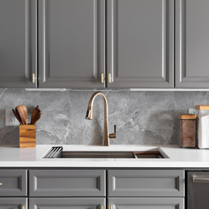 Sticker crédence adhésive - BÉTON PATINÉ - 60x100cm