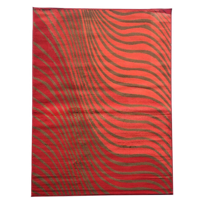 Tapis salon et chambre tissé motif géométrique FEBA