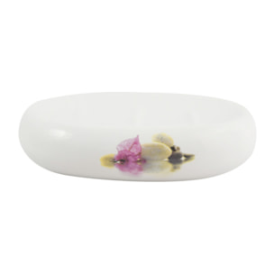 Ensemble 3 accessoires de salle de bain Céramique JAVA BORNEO Blanc MSV