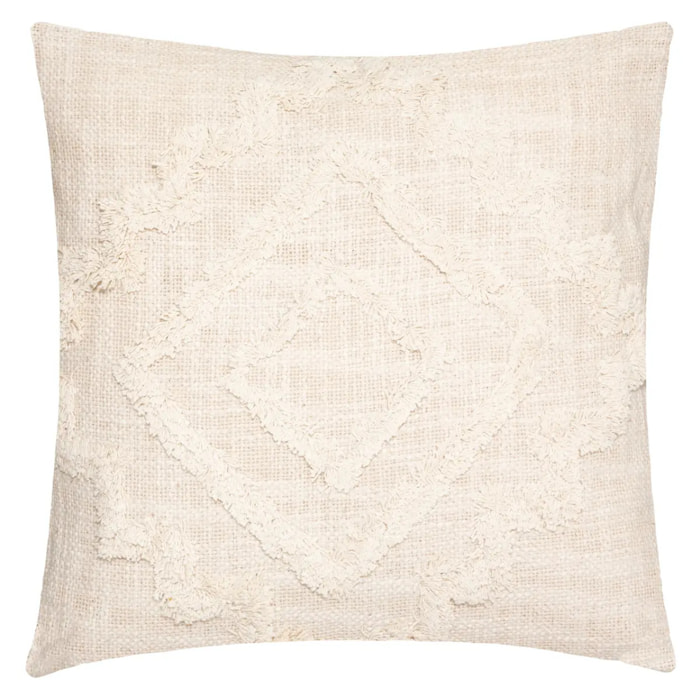 Coussin "Inca" coton tufté 40x40cm