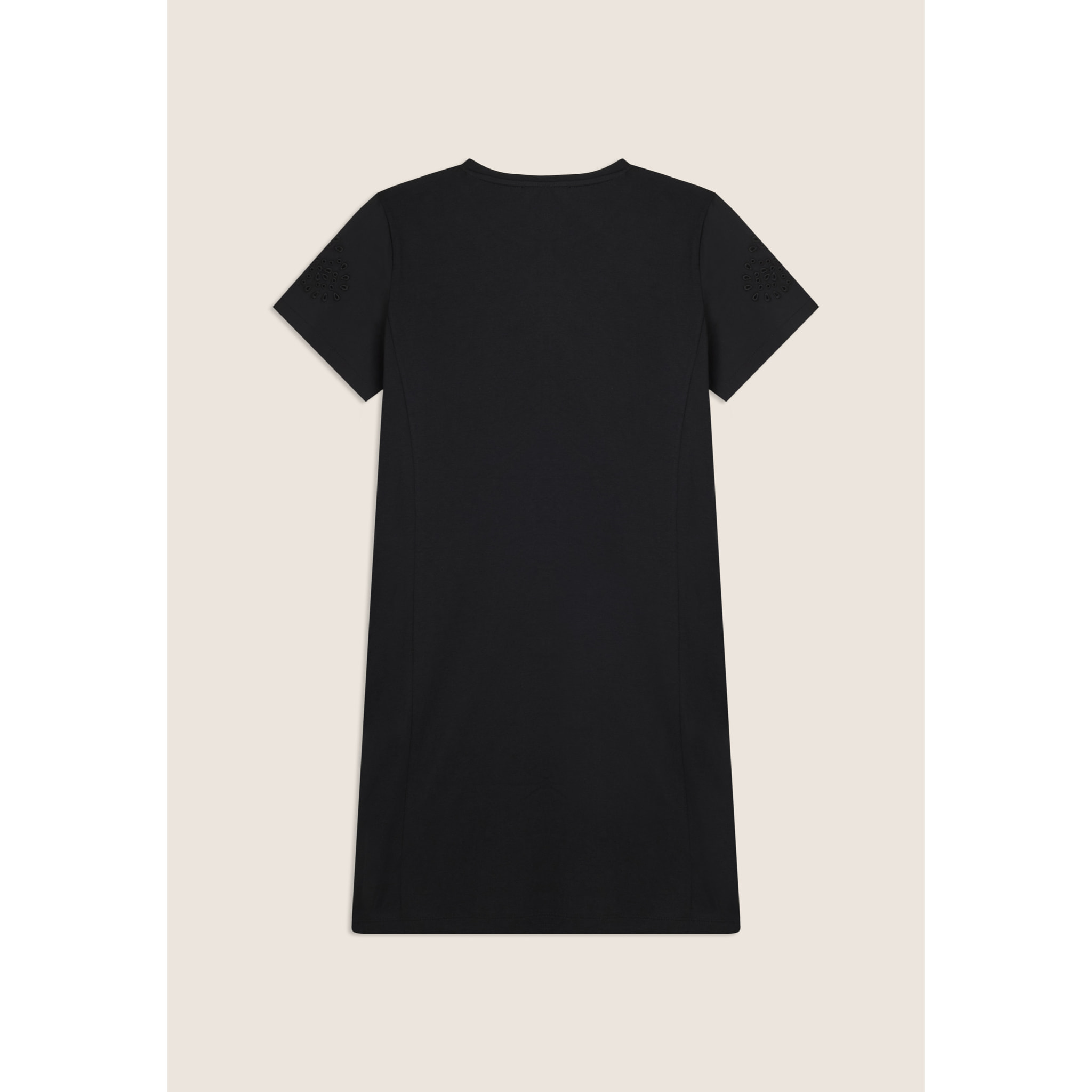 Abito con Ricamo Sangallo sulle Maniche