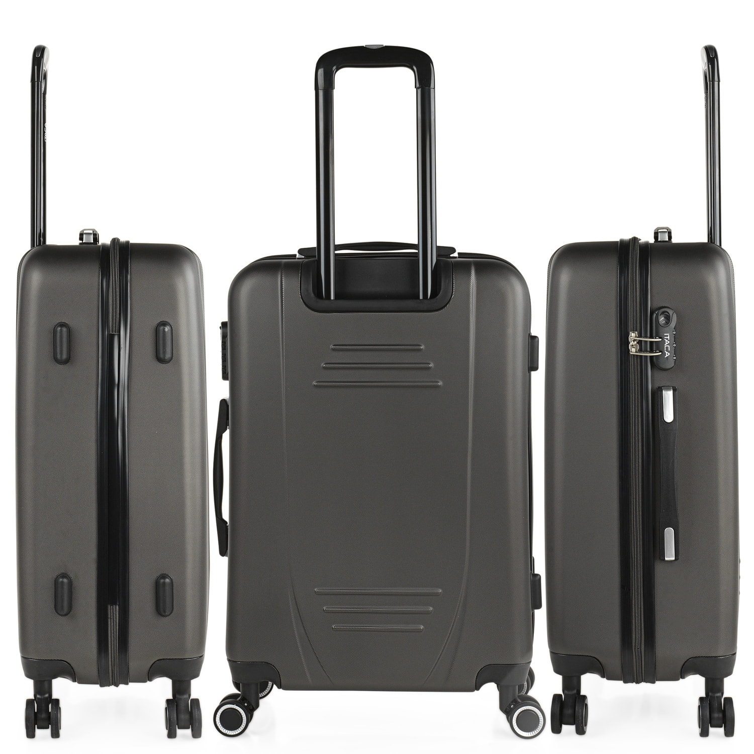 Maleta Itaca Tiber Set De 3 Unidades Antracita