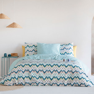 Housse de couette réversible en coton BATU - vendue seule - plusieurs tailles disponibles