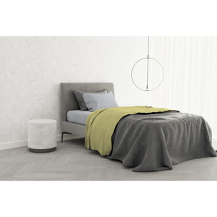 COMPLETO LETTO TRENDY CHIC MADE IN ITALY COTONE- GIALLO PIAZZA E MEZZA