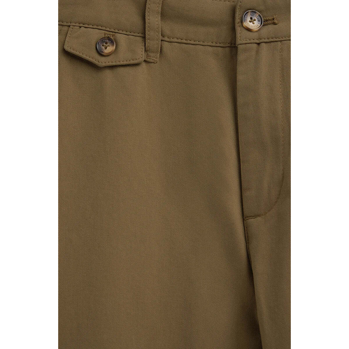 Pantalón chino camel de corte regular con logo Polo Club