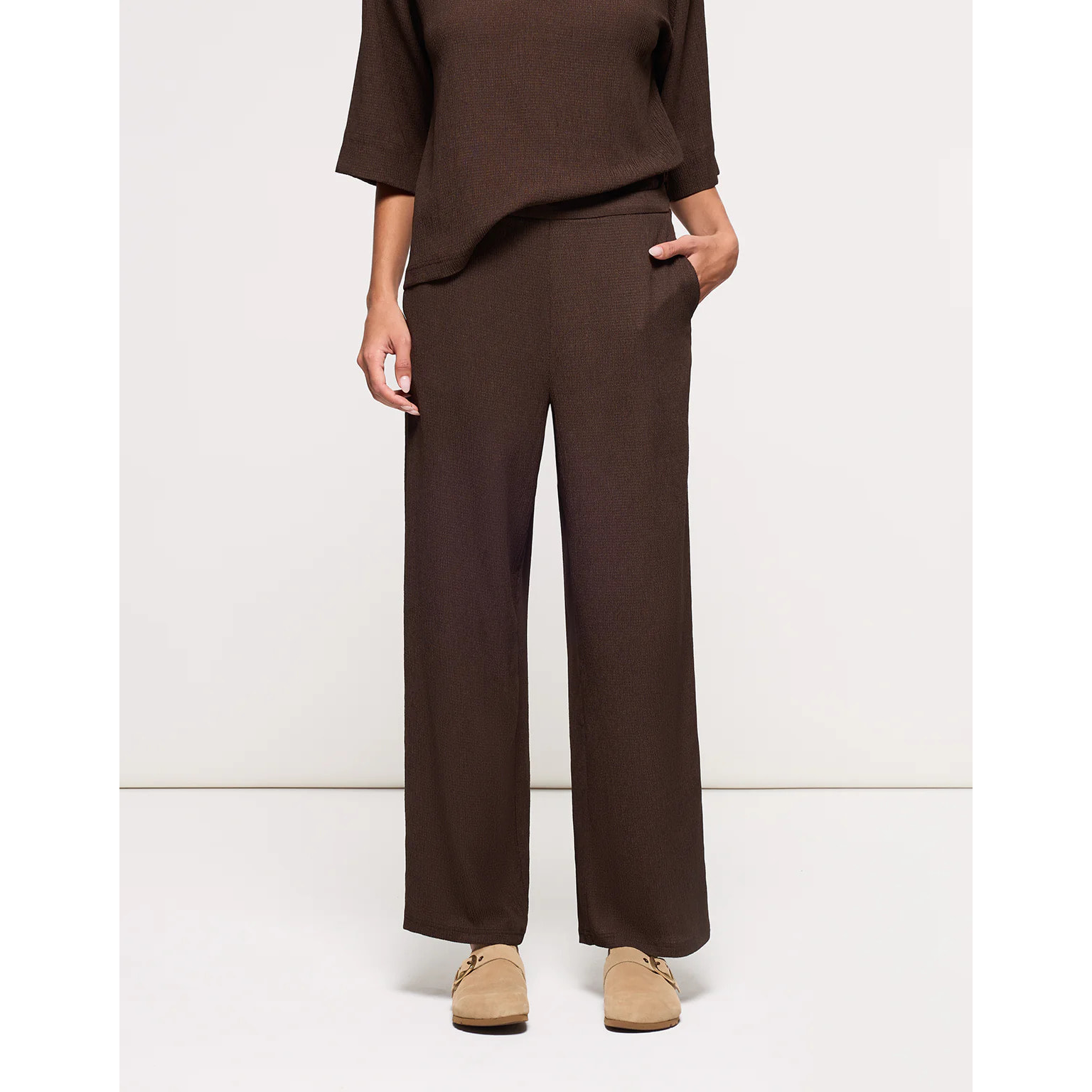 Pantalón Largo Marrón - Ponts