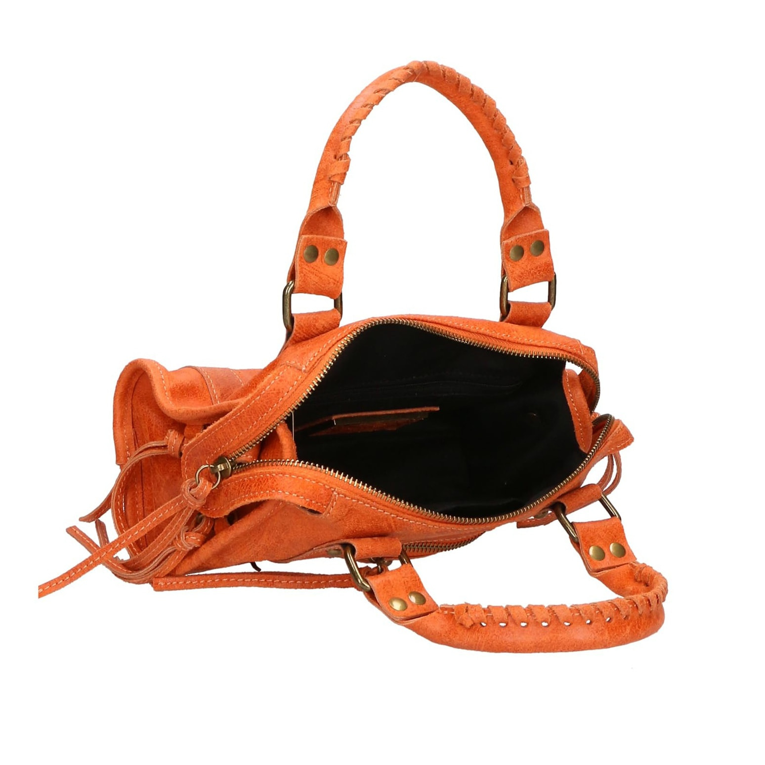Borsa a spalla da donna - Modello Erisia - Vera pelle - 25.0 x 15.0 x 10.0 cm