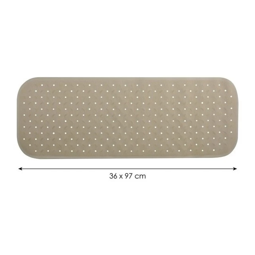 Tapis Fond de baignoire antidérapant Caoutchouc CLASS Beige MSV