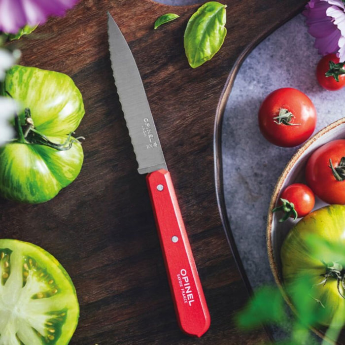 Couteau d'office OPINEL Crante N113 Rouge